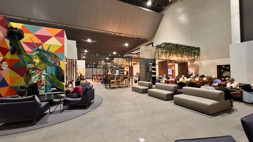 Sala VIP Centurion Lounge da American Express no Terminal 3 do Aeroporto de Guarulhos